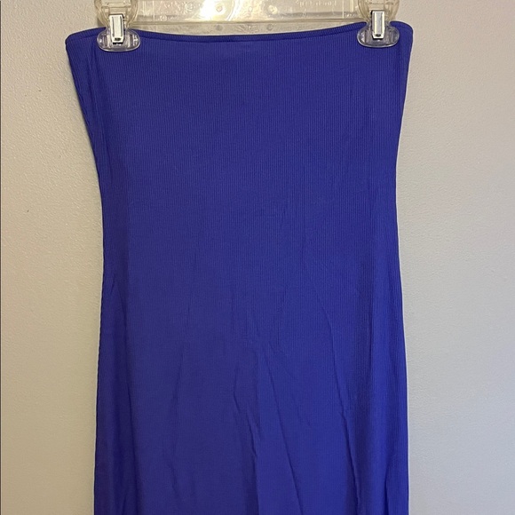 NWOT SKIMS Soft Lounge Tube Strapless Dress new tanzanite purple - Picture 3 of 8